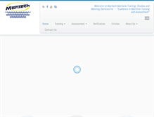 Tablet Screenshot of maritechtraining.com